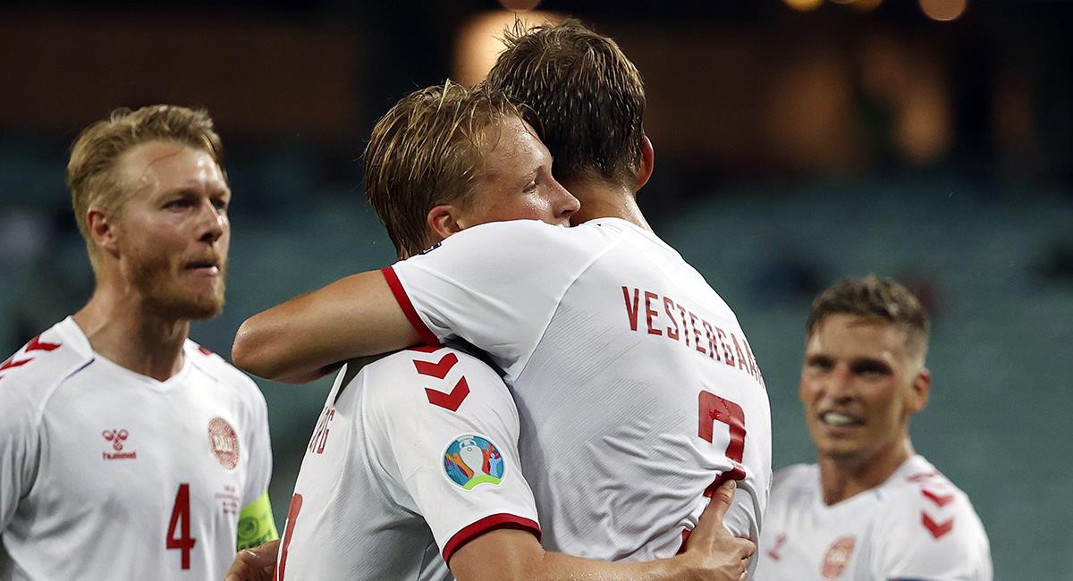 Dinamarca sueña con el pase a semifinales. Foto: EFE
