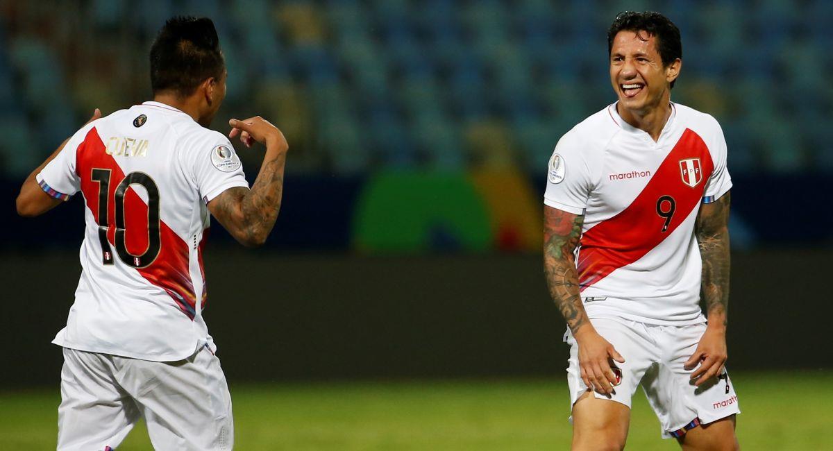 Perú sueña con eliminar a Brasil de la Copa América. Foto: EFE