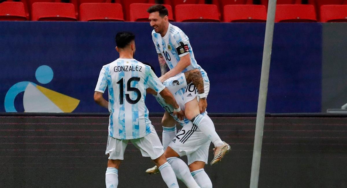 Argentina se metió a la gran final de la Copa América 2021. Foto: EFE