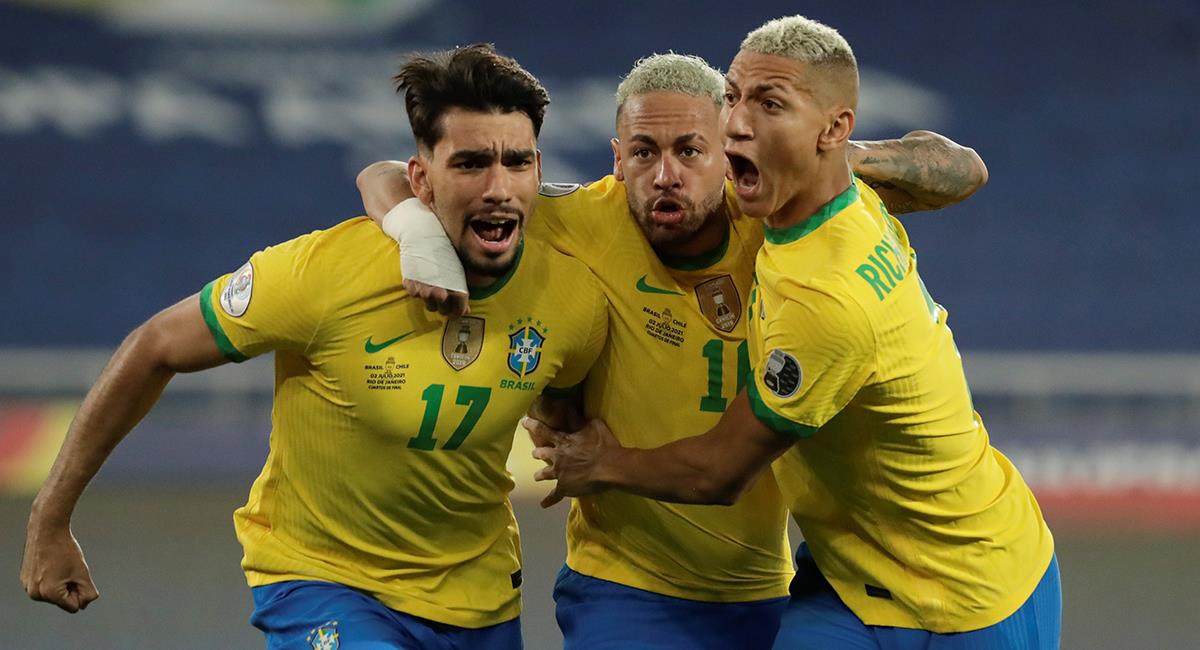 Paquetá anotó el primer gol de Brasil. Foto: EFE