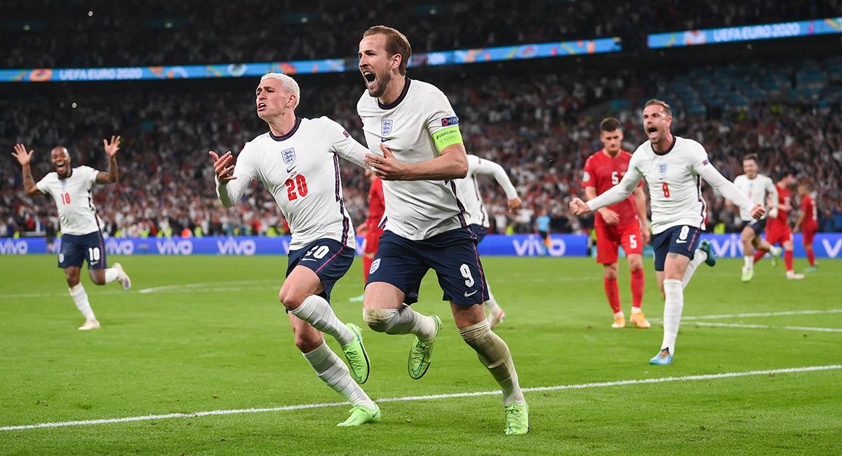 Harry Kane anotó el segundo gol de Inglaterra. Foto: Twitter @EURO2020