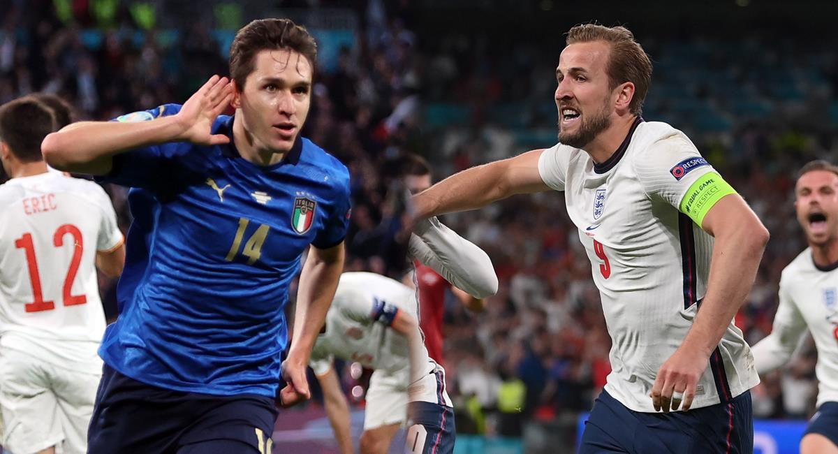 Italia e Inglaterra son los finalistas de la Euro 2020. Foto: EFE