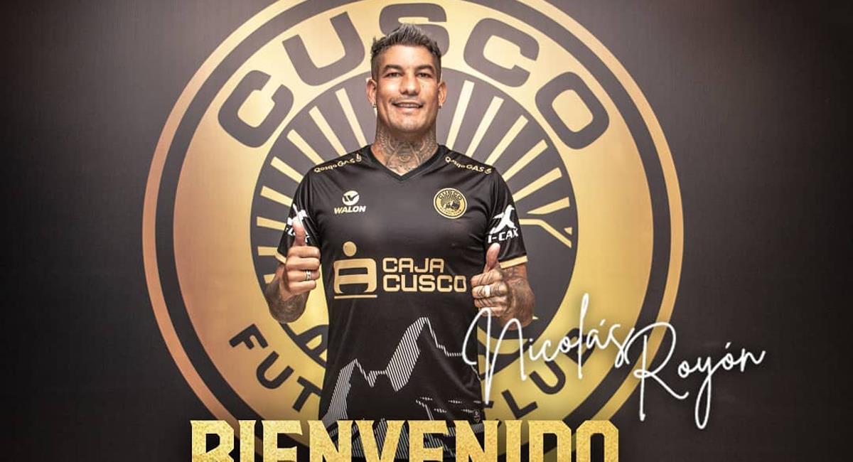 Nicolás Royón es nuevo jale de Cusco FC para la fase 2. Foto: Facebook Cusco FC