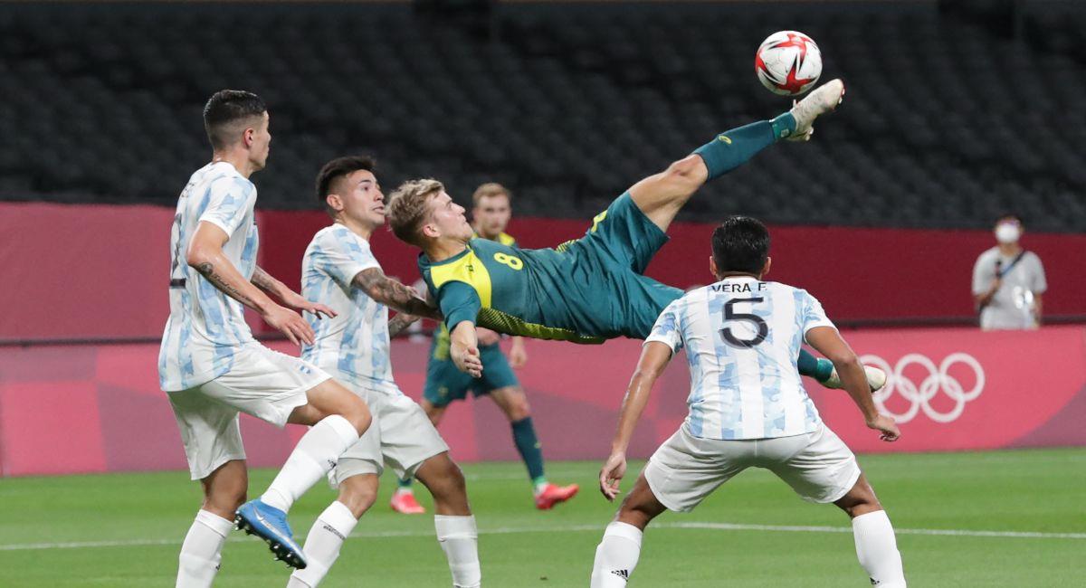 Australia sorprendió a Argentina en Tokio 2020. Foto: Twitter Selección de Australia