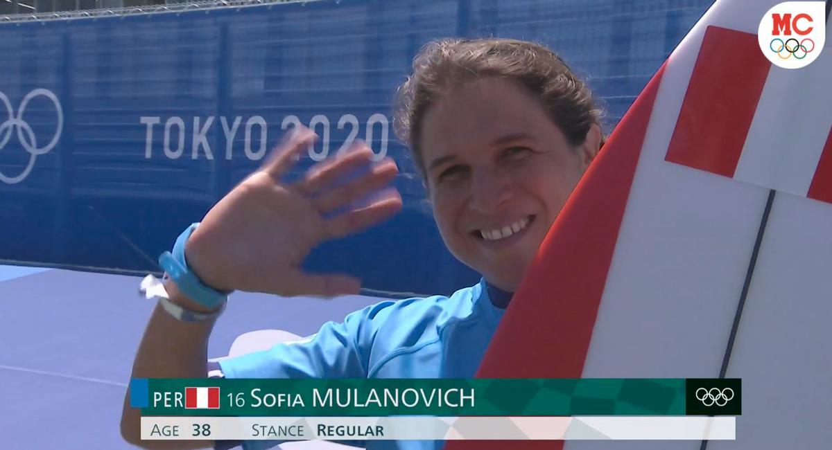 Sofía Mulanovich registró 7.80 en su 'heat'. Foto: Twitter