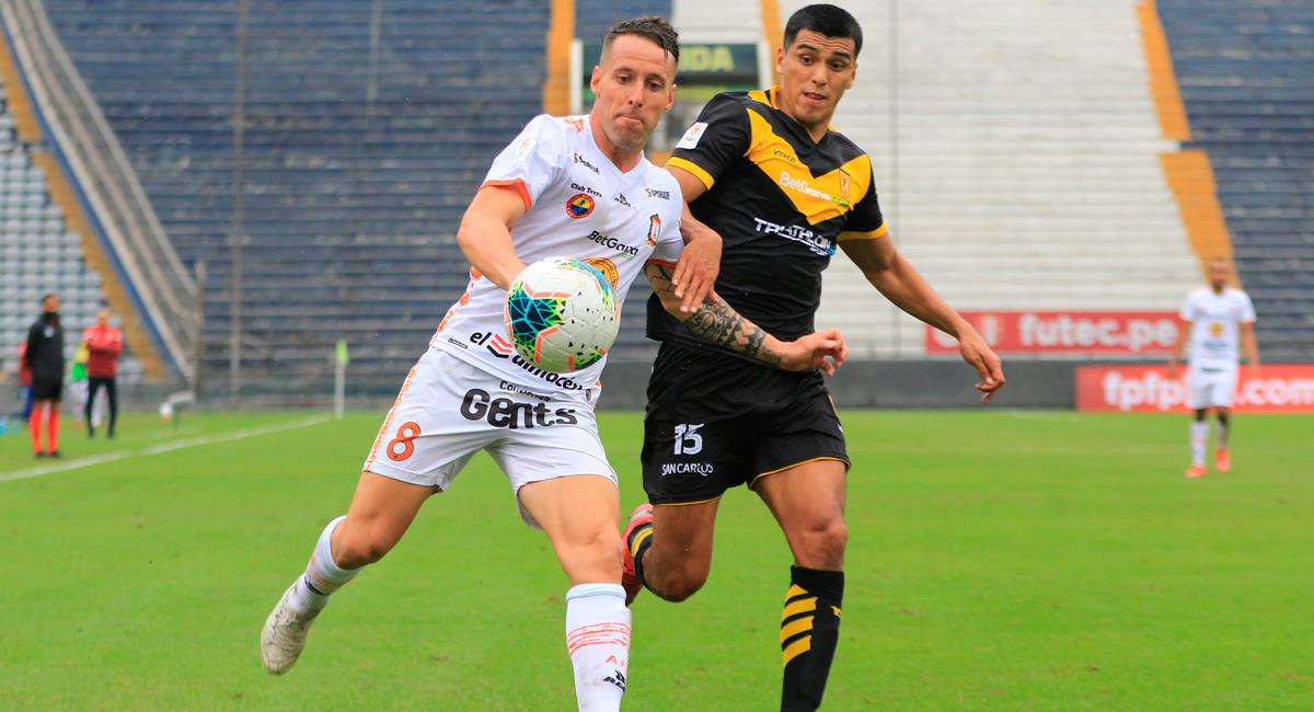 Cantolao igualó a dos con Ayacucho FC. Foto: FPF