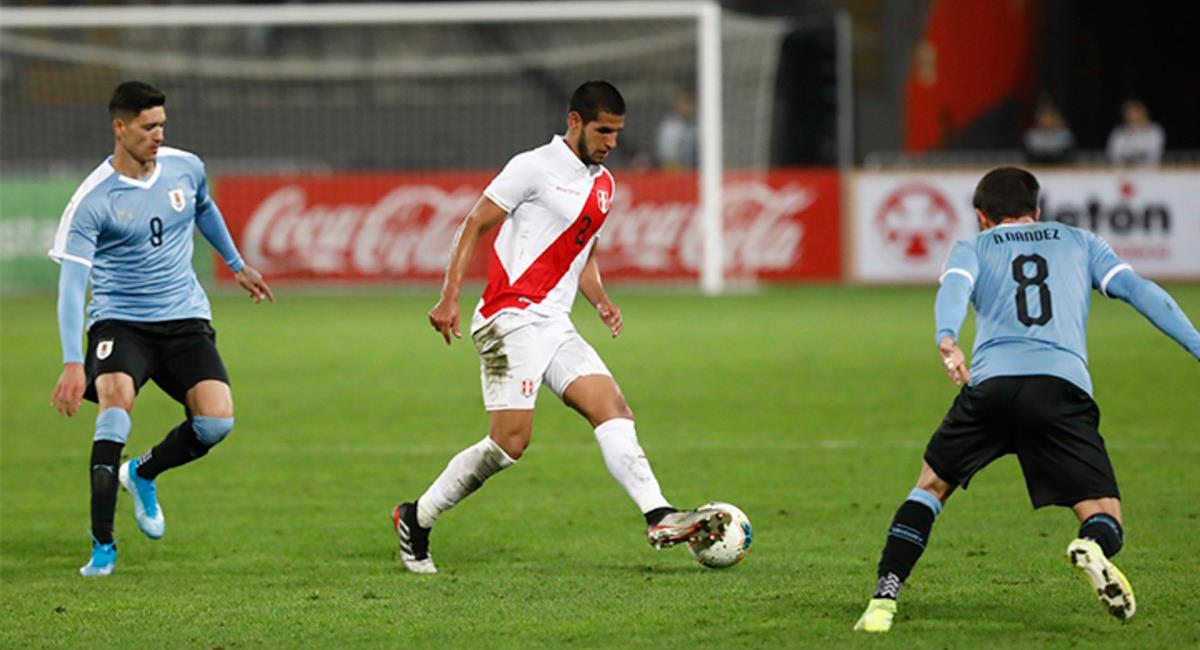 Luis Abram con la Selección Peruana. Foto: Libero.pe