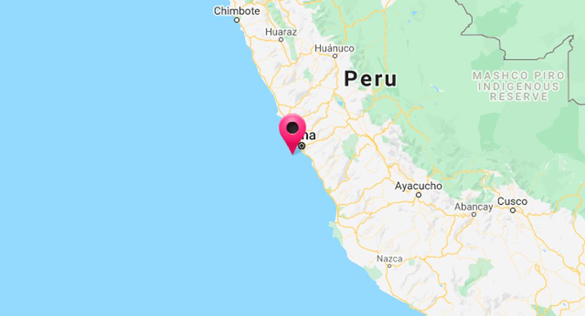 Sismo de magnitud 4.4 sacudió Callao, Lima. Foto: Twitter @DHN_peru