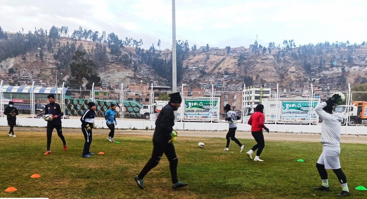 Jugadores del Andahuaylas FC en sus entrenamientos. Foto: Facebook Club Andahuaylas FC