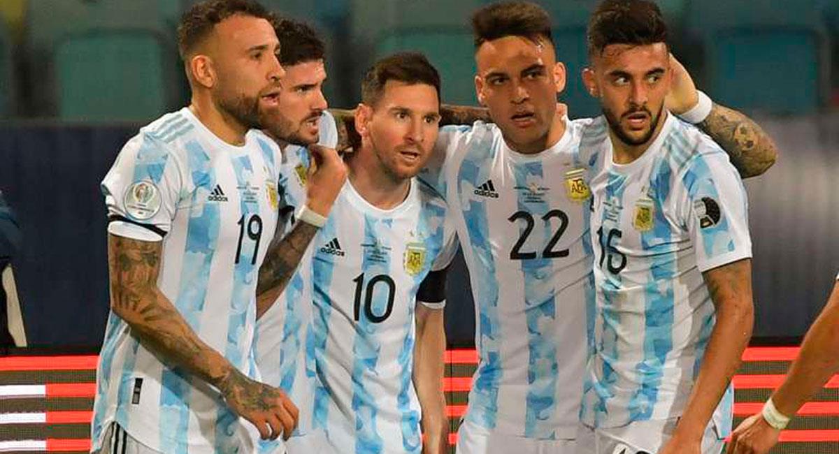 Argentina venció a Venezuela. Foto: Twitter Captura