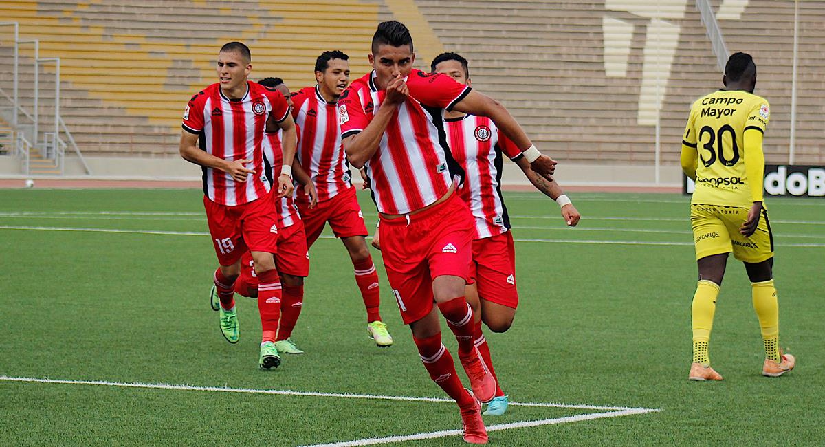 López marcó el gol de la victoria para Unión Huaral. Foto: FPF
