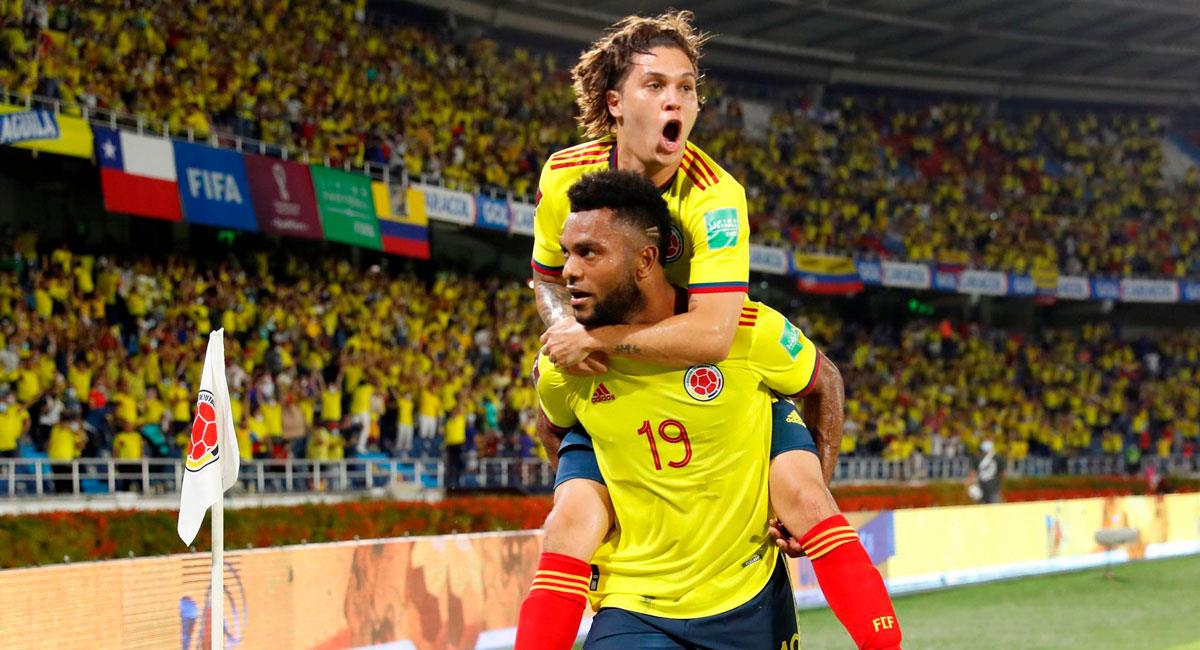 Colombia vence a Chile por Eliminatorias Qatar 2022. Foto: EFE