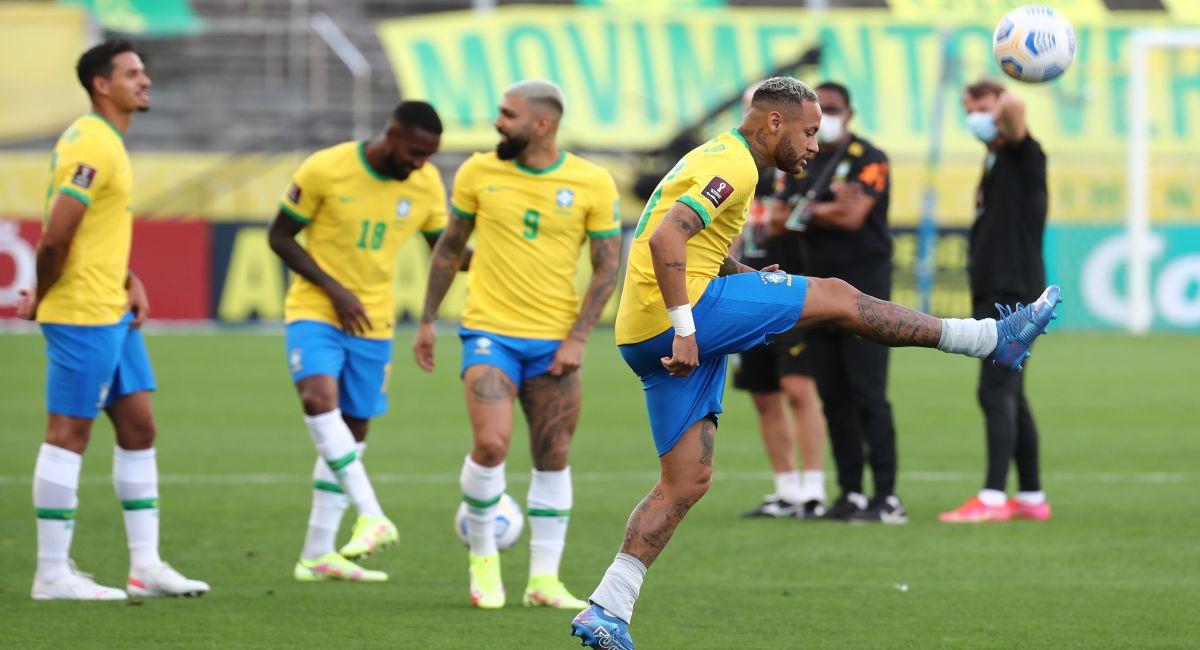 Brasil se prepara para enfrentar a Perú en las Eliminatorias. Foto: EFE