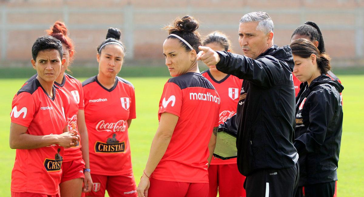 Selección Peruana Femenina se entrena en Chincha. Foto: FPF