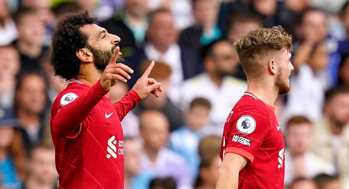Mohamed Salah abrió la cuenta para Liverpool. Foto: EFE