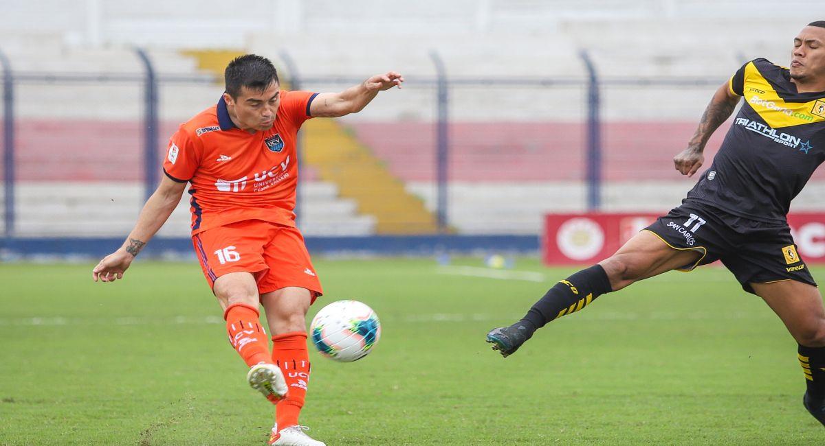 César Vallejo no pudo con Cantolao por la Liga 1. Foto: FPF