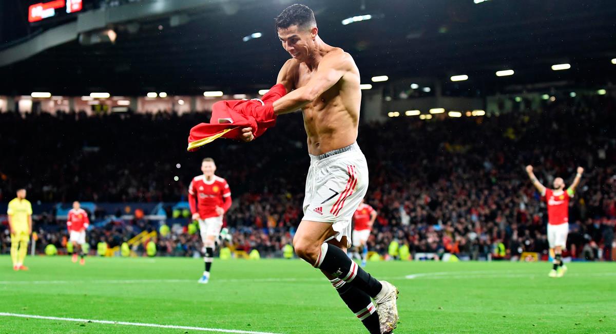 Cristiano Ronaldo anotó el 2-1 del Manchester United el último miércoles. Foto: EFE