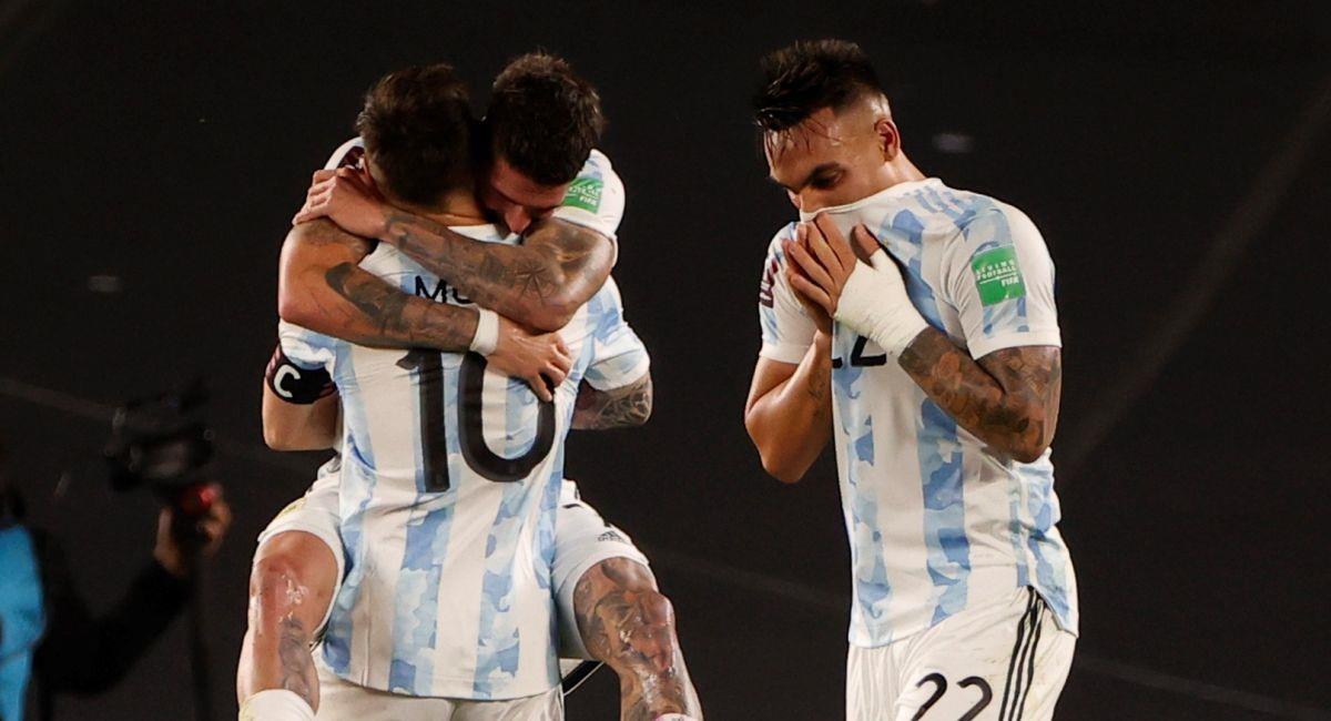 Argentina goleó a Uruguay por las Eliminatorias Qatar 2022. Foto: EFE