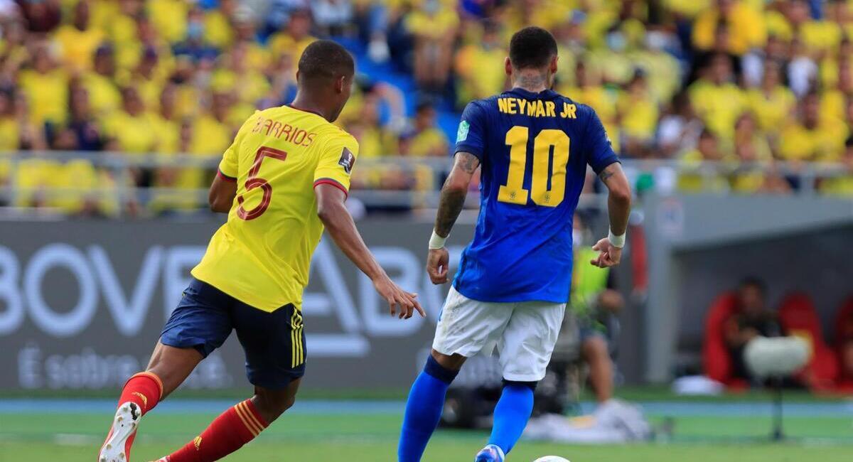 Brasil igualó con Colombia. Foto: EFE