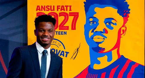 Ansu Fati renovó con Barcelona hasta el 2027