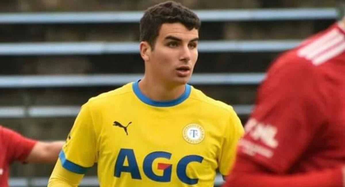 Matías Succar volvió a jugar en FK Teplice. Foto: Twitter Captura