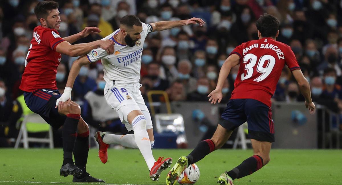 Real Madrid igualó 0-0 con Osasuna este miércoles. Foto: EFE