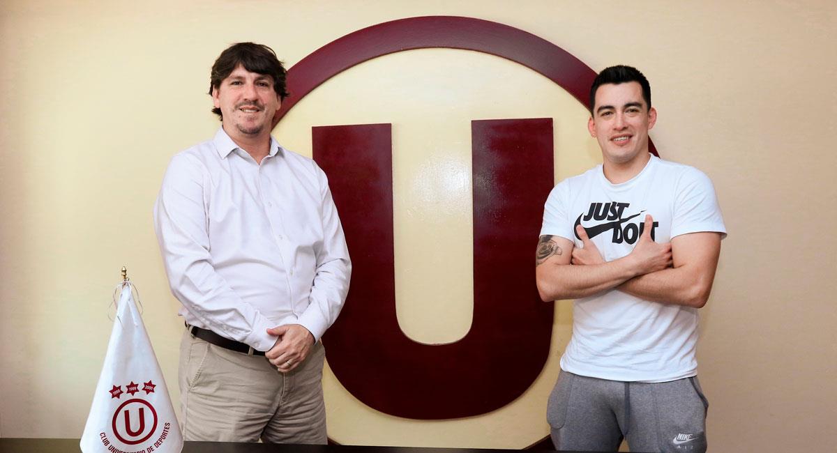 Iván Santillán renovó con la 'U'. Foto: Twitter Universitario