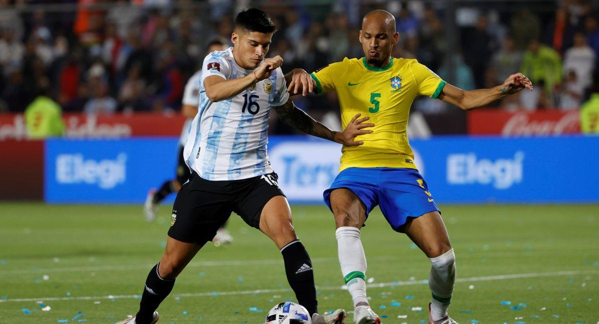 Argentina no pudo acabar con el invicto de Brasil en las Eliminatorias Qatar 2022. Foto: EFE