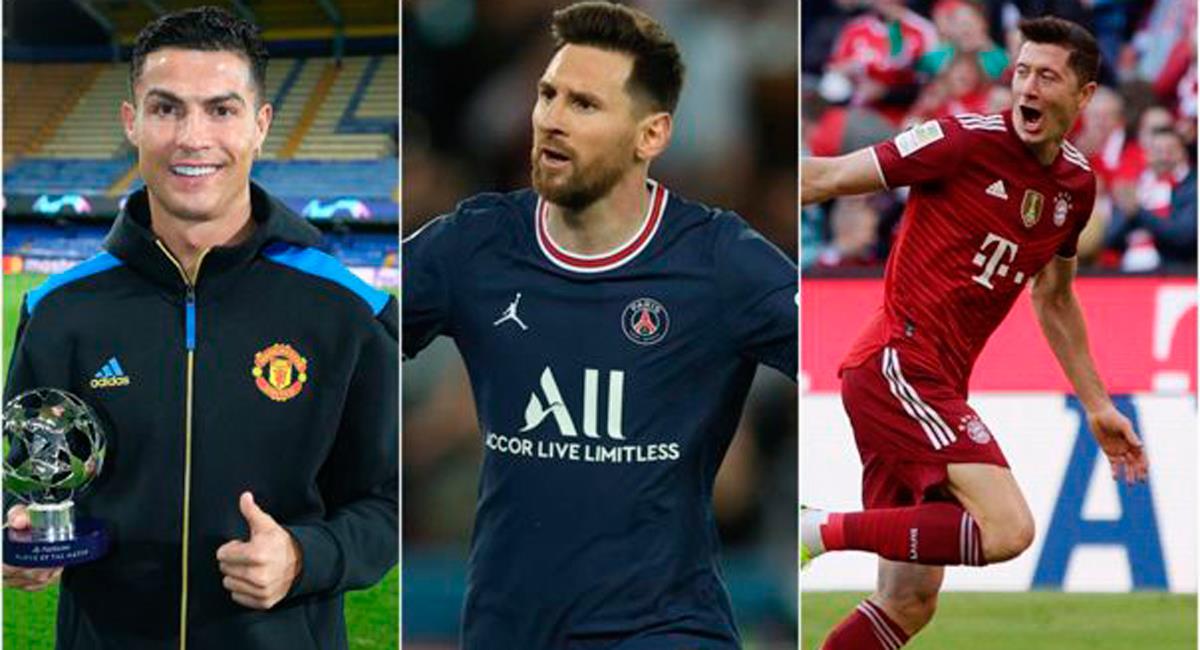 Cristiano, Messi y Lewandoski pelearán palmo a palmo por ser el 'Mejor Jugador'. Foto: Instagram