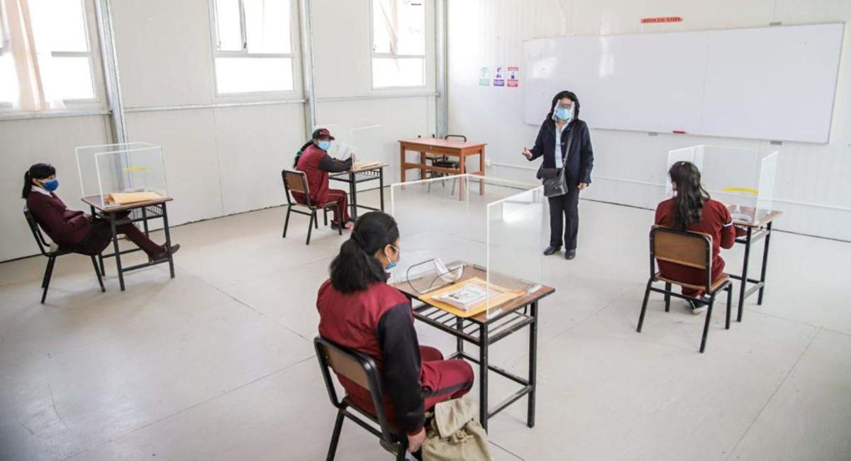 El 2022 volverán las clases presenciales en Perú. Foto: Andina
