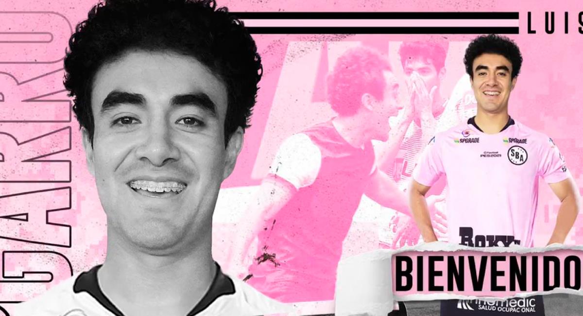 Luis Garro es nuevo refuerzo 'rosado' para el 2022. Foto: Twitter @sportboys