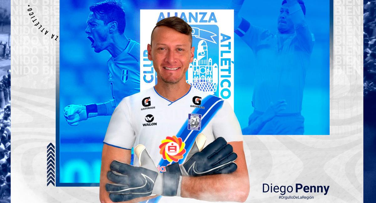Diego Penny jugará en Alianza Atlético en el 2022. Foto: Twitter @alianzasullana