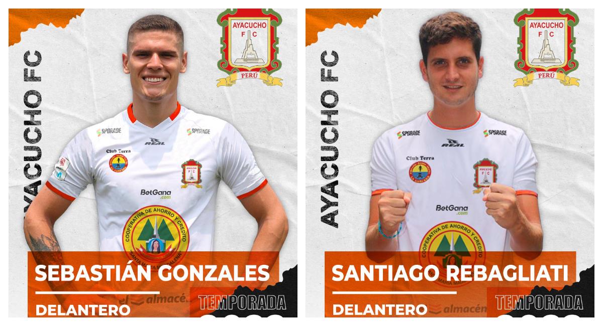Sebastián Gonzáles Zela y Santiago Rebagliati serán las 'torres' en la delantera. Foto: Twitter @fc_ayacucho