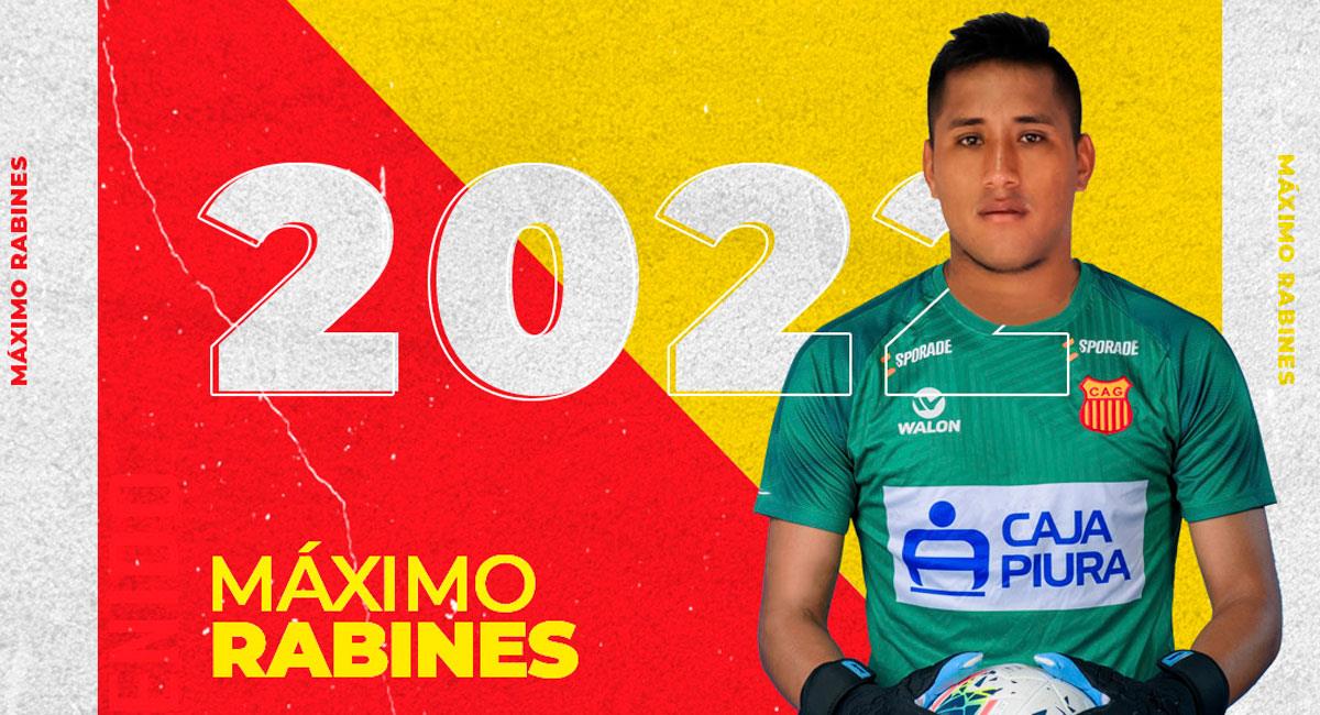 Atlético Grau contrató a Máximo Rabines para el 2022. Foto: Twitter @Grau_Oficial