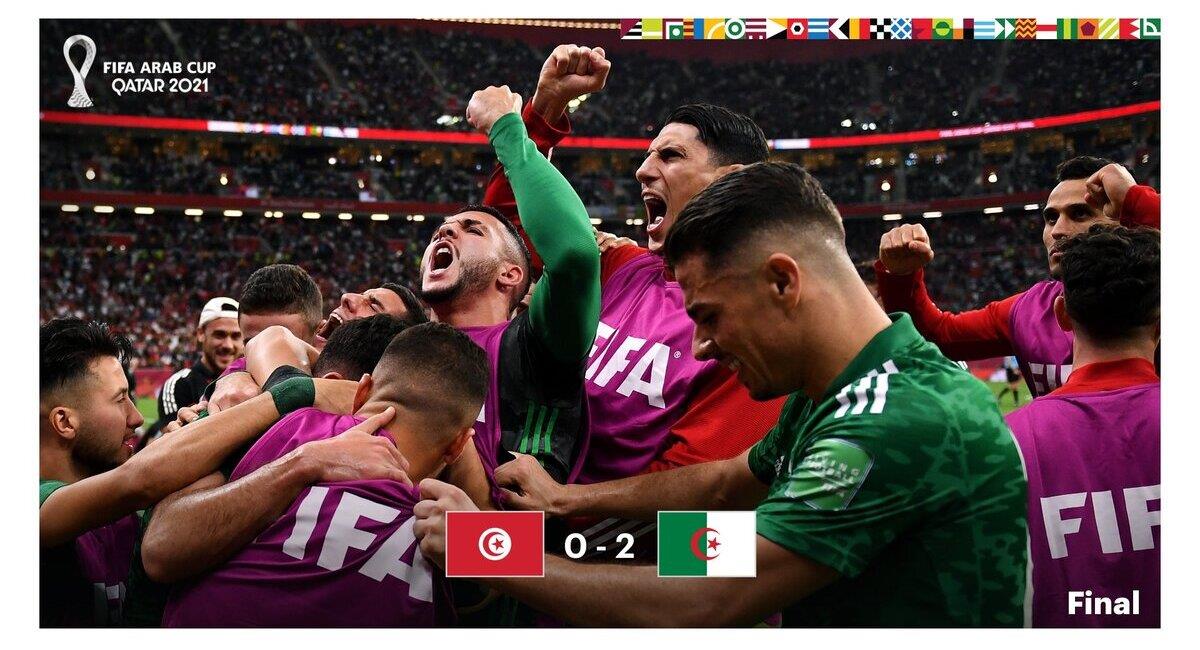 Argelia conquistó la Copa Árabe. Foto: @fifaworldcup_es