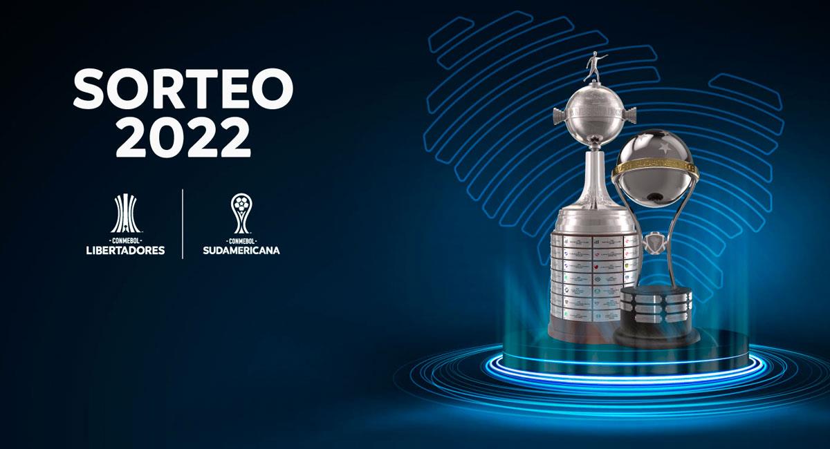 Este lunes se dará el sorteo de Libertadores y Sudamericana 2022. Foto: Twitter Conmebol Libertadores