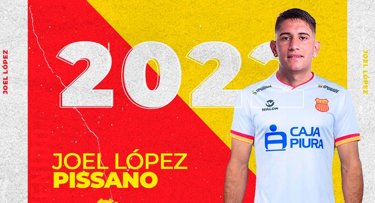 Joel López Pissano es nuevo refuerzo de Atlético Grau. Foto: Twitter @Grau_Oficial