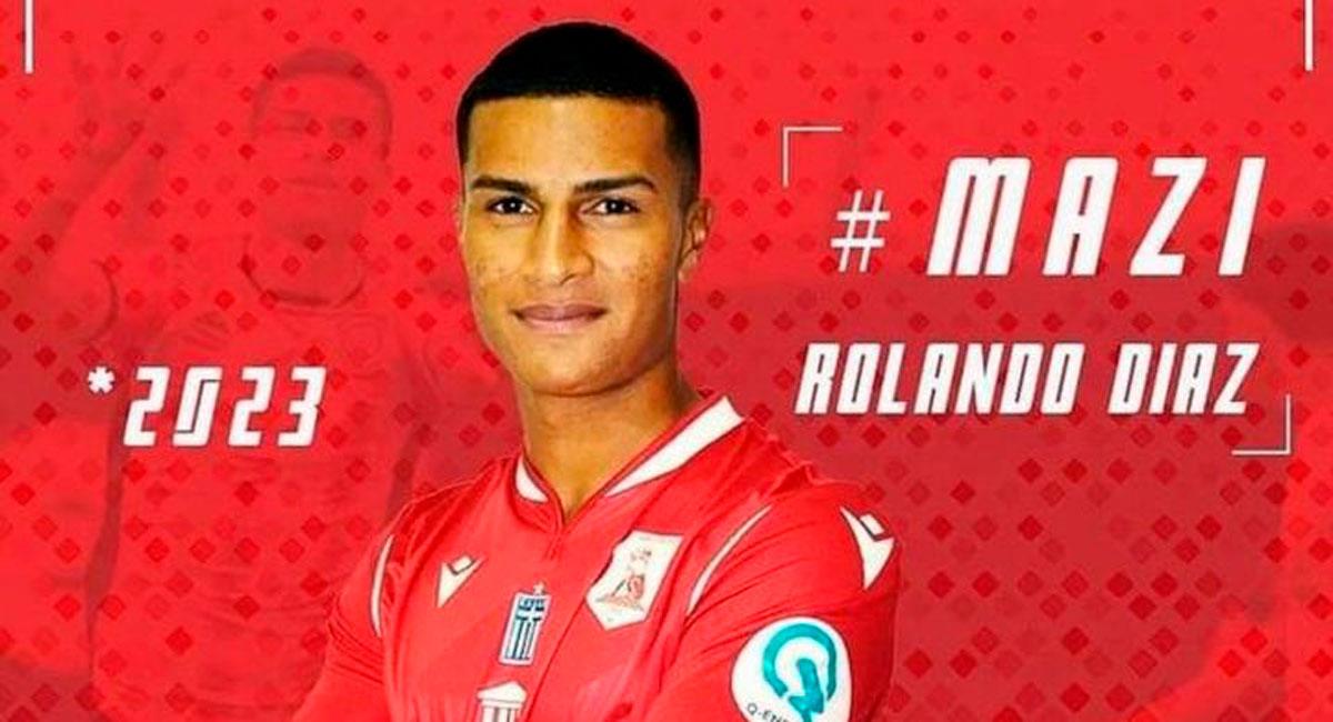 Panserraikos anunció la llegada de Rolando Díaz. Foto: Instagram Panserraikos_FC