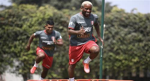 Farfán regresó a los trabajos de la Selección Peruana