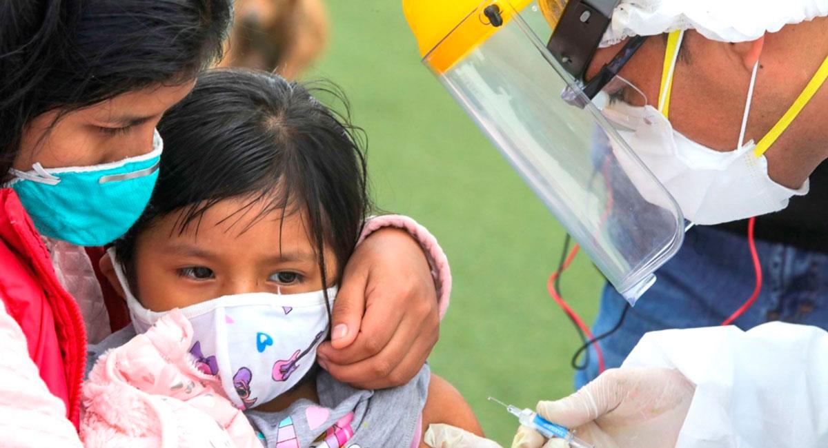 Niños de 5 a 11 años serán vacunados en el Perú. Foto: Andina