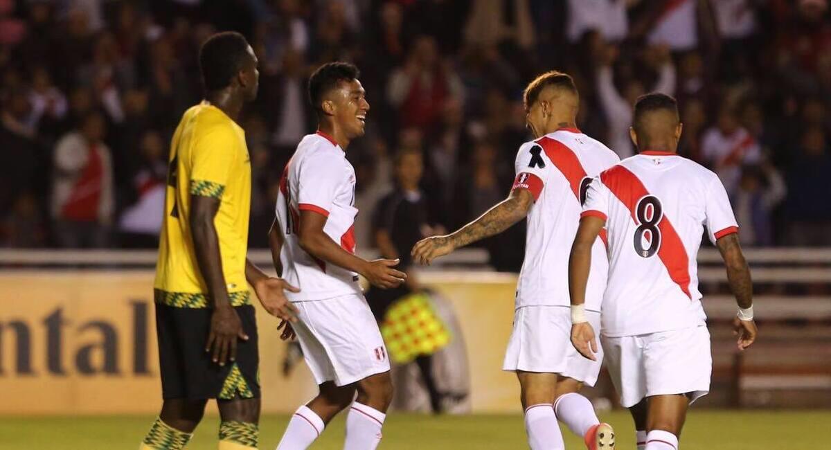 Perú vs Jamaica. Foto: FPF