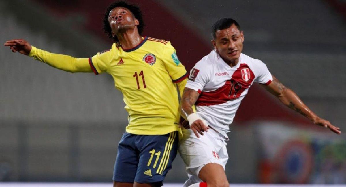 Perú y Colombia chocarán por las Eliminatorias Qatar 2022. Foto: EFE