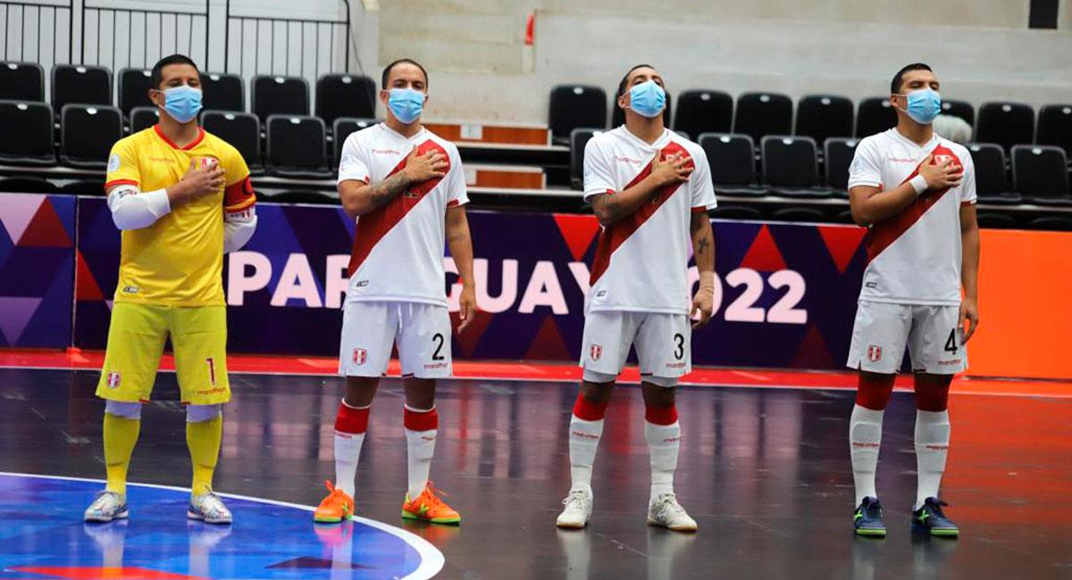 Perú se mide a Bolivia en la fecha 2 de la Copa América de Futsal 2022. Foto: FPF