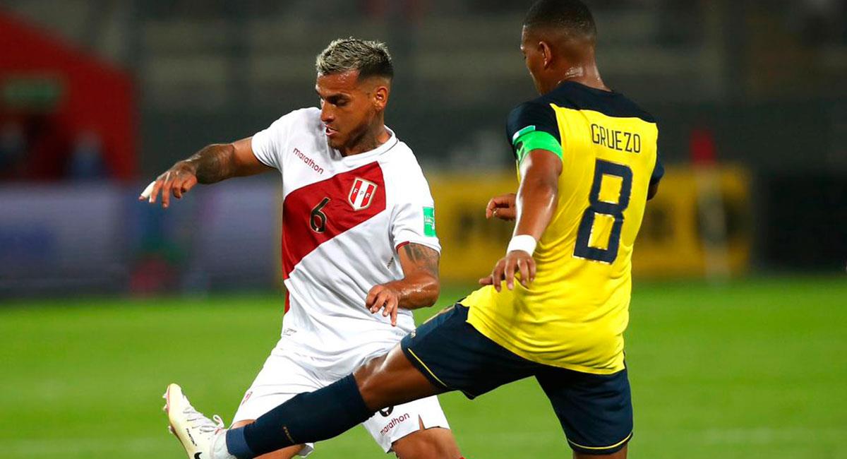 Miguel Trauco fue titular en el empate de Perú ante Ecuador en Lima. Foto: FPF