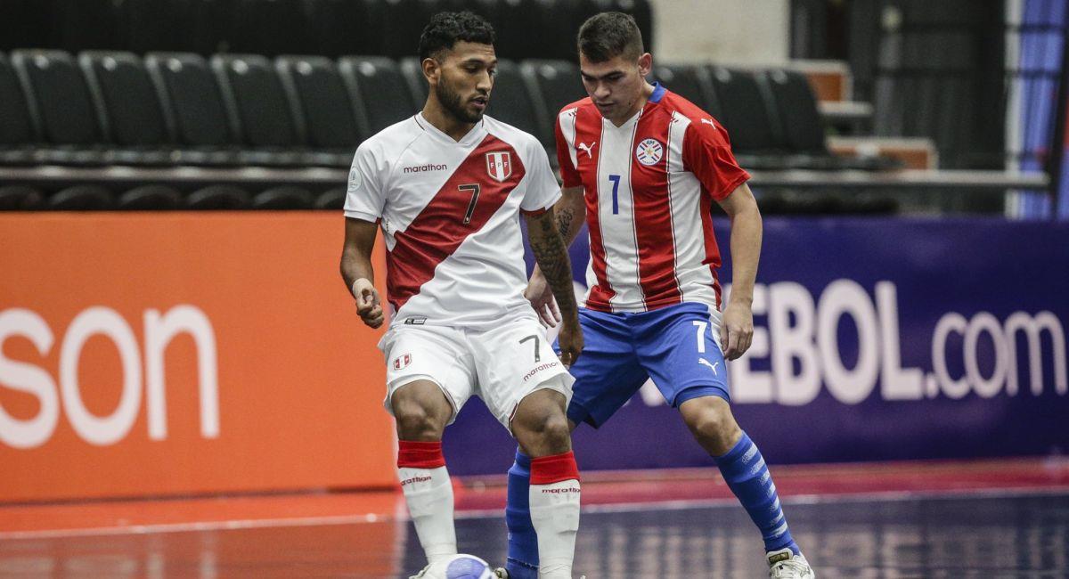 Perú no pudo con Paraguay en la Copa América de Futsal. Foto: Twitter Copa América