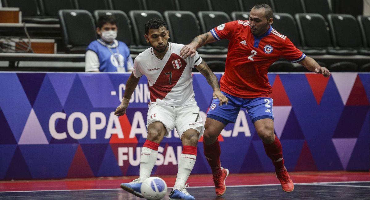 Perú dio cuenta de Chile en la Copa América de Futsal. Foto: Twitter Copa América