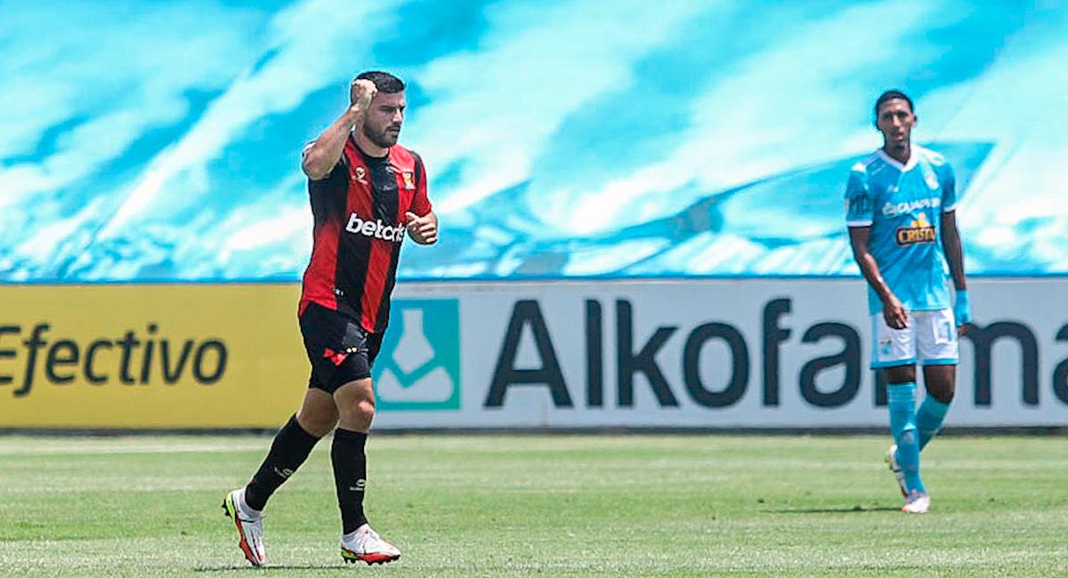 Bernardo Cuesta anotó el 1-0 para Melgar. Foto: FPF