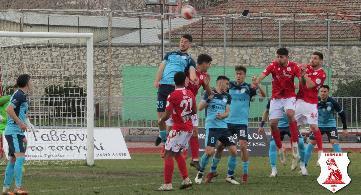 Panserraikos FC igualó ante AO Trikala en Grecia. Foto: Twitter Panserraikos_FC