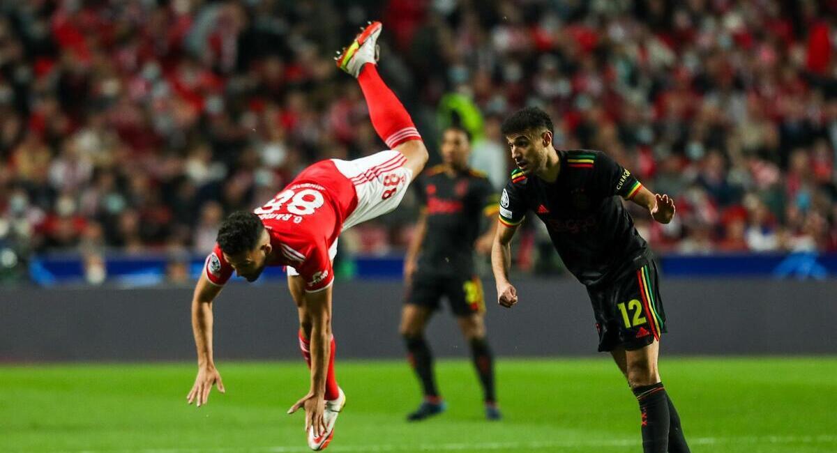 Benfica y Ajax igualaron en Lisboa. Foto: EFE