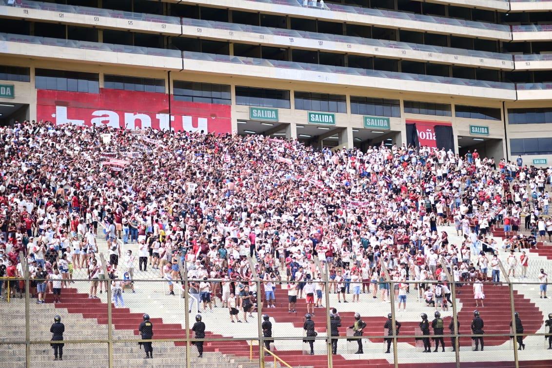 Estadio Nacional contará con el 90% de hinchada de Universitario. Foto: FPF